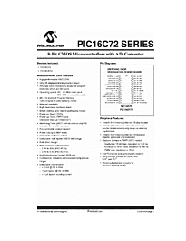 DataSheet PIC16CR72 pdf